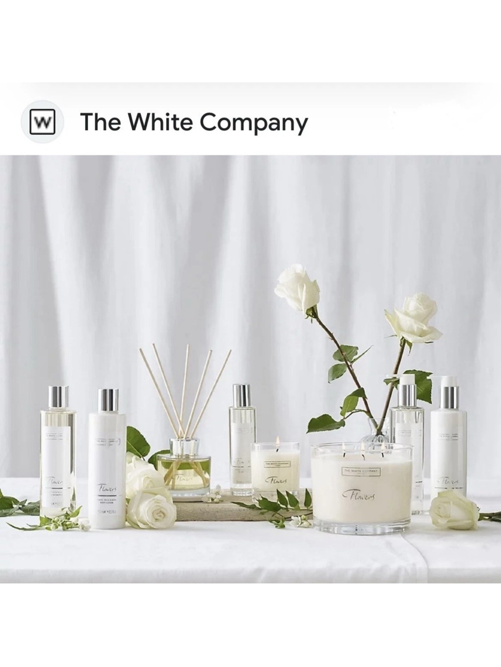 The White Company London Flowers bath & body Travel Size Gift Set Box - Picture 8 of 8